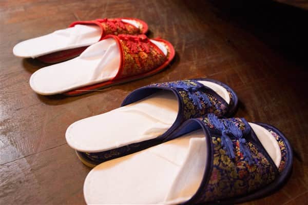 Outdoor Shoes are Removed Before Going Into a House These Chinese Style Slippers is Typically Worn Inside