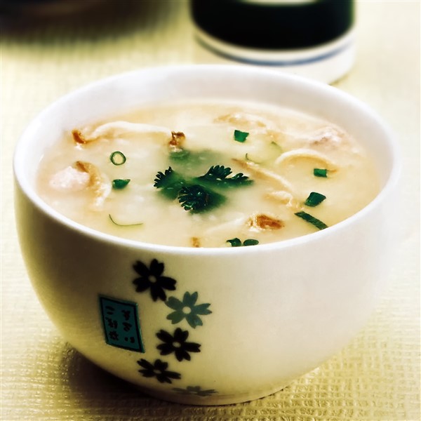 Delicious Abalone and Spring Chicken Congee