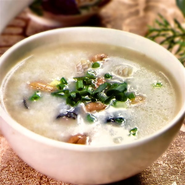 Fresh Chinese Dried Carp And Peanut Congee