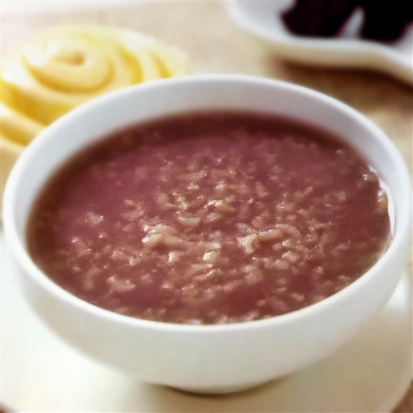 Bowl Of Chinese Fo-ti Root Congee Used For Healing Sickness