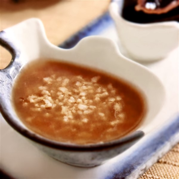 Tasty Chinese Ginger Basil Congee