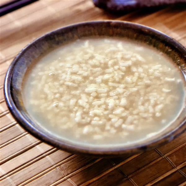 Fresh Chinese Mulberry Leaf Congee with Kudzu and Loquat