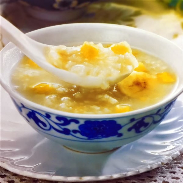 Sweet Chinese Pineapple Banana Congee