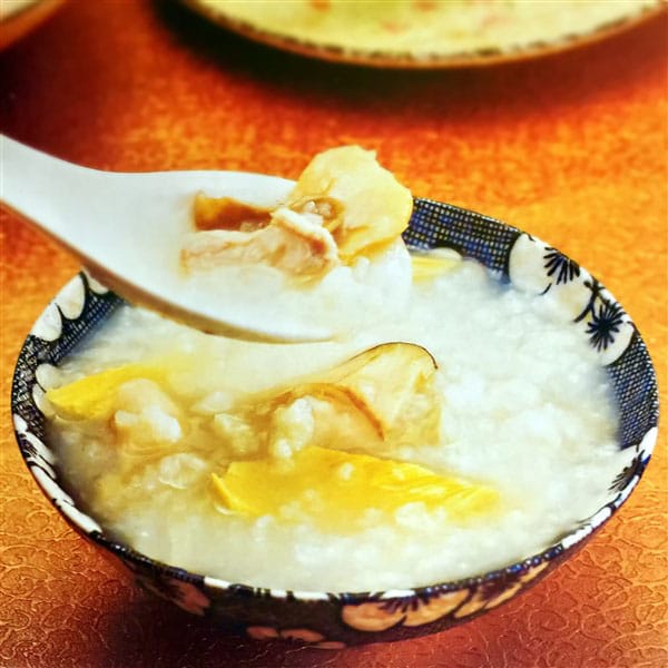 Tasty Chinese Pork and Straw Mushroom Congee