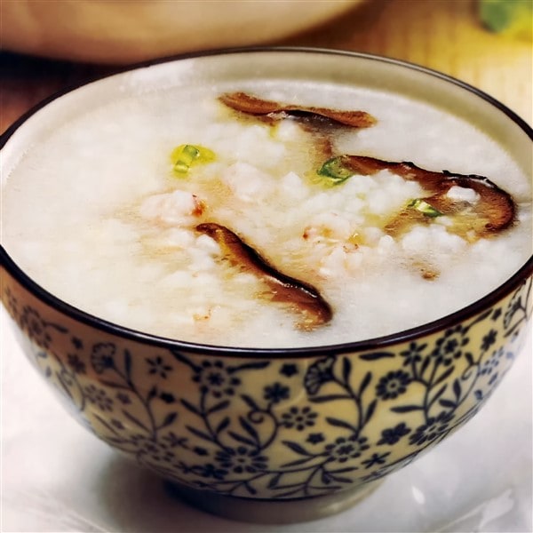 Wonderful Chinese Shrimp And Mushroom Congee