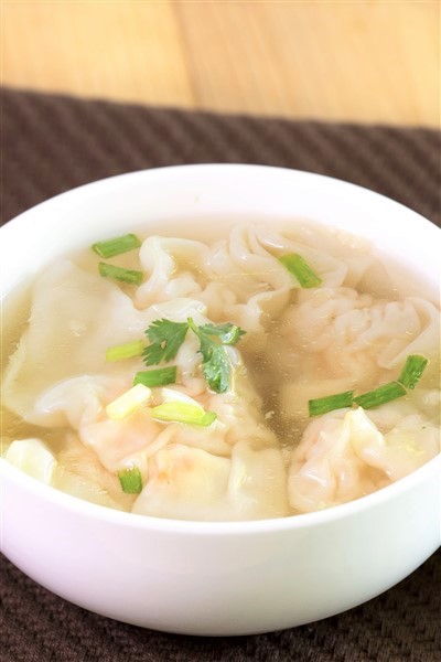 Delicious Cantonese Wonton Soup In Dim Sum