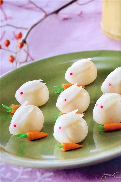 Cute Traditional Chinese Custard Dumplings