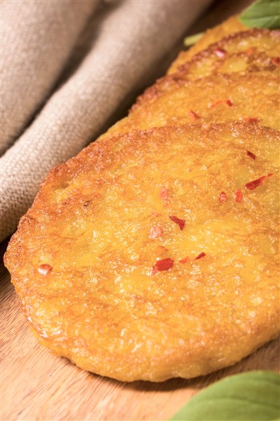 Crispy Fried Pumpkin Served In Morning Dim Sum