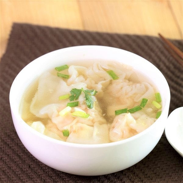 Delicious Chinese Wonton Soup Part Of Dim Sum