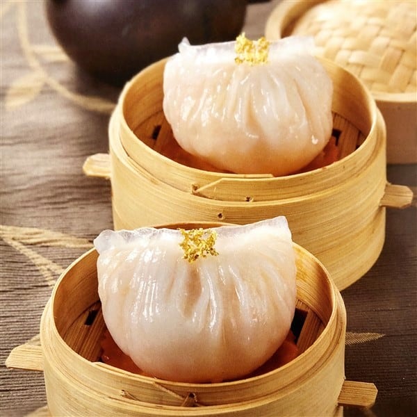 Deluxe Shrimp Dumplings With Ample Shrimp Filling