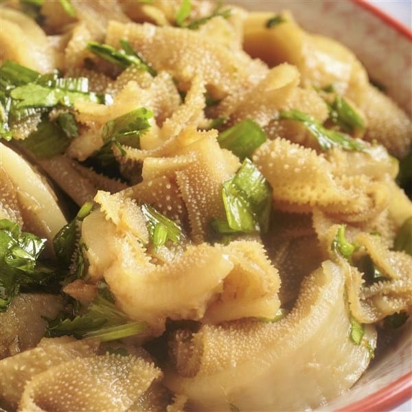 Ginger Tripe Served At Chinese Dim Sum