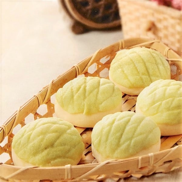 Sweet Green Tea Pineapple Buns At Dim Sum