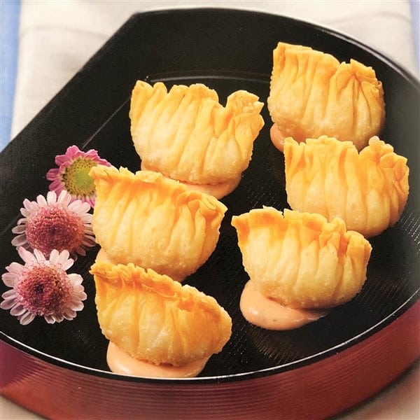 Chinese Mayonnaise Shrimp Dumplings Served At Morning Dim Sum