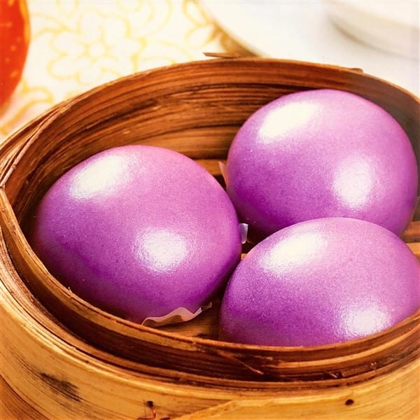 Purple Sweet Yam Taro Buns
