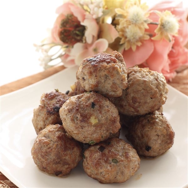 Chinese Tangerine-Flavored Beef Balls, Or Ngao Yuk At Dim Sum