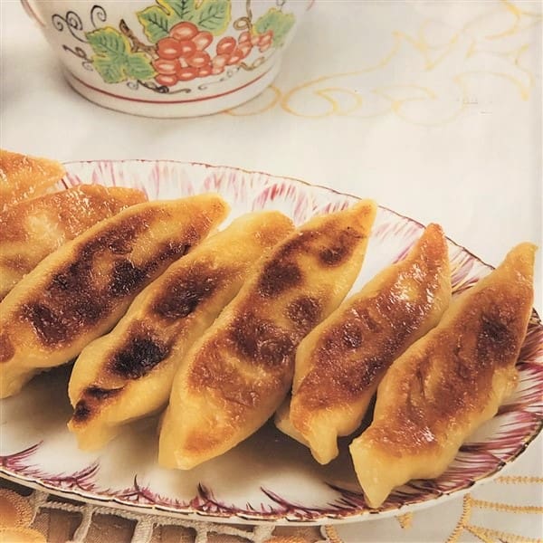 Chinese Three Delicacies' Potstickers Served With Chinese Tea
