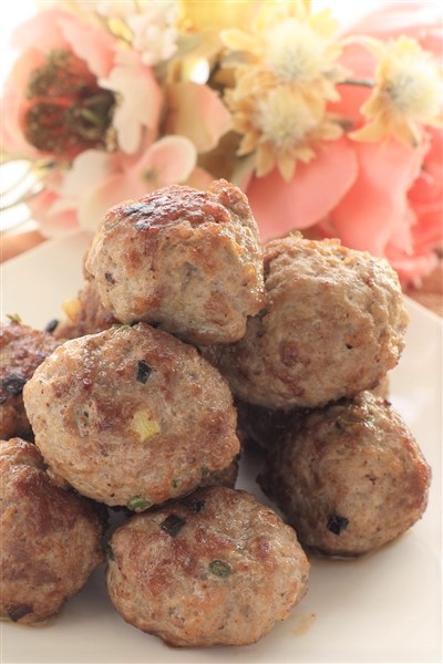 Chinese Tangerine Beef Balls (Ngao Yuk)